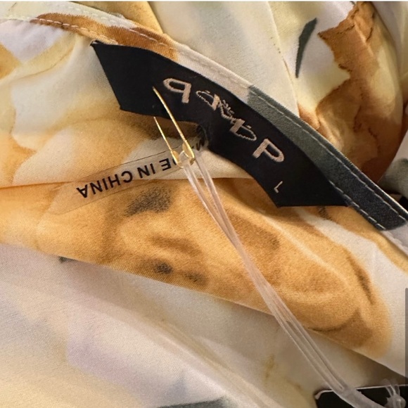 NWT Junk Gypsy QMP Floral Boho Tie Waist Maxi Dress - Picture 6 of 10